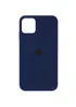 Чехол Silicone Case Full Protective (AA) для Apple iPhone 12 Pro Max (6.7") Синий / Deep navy
