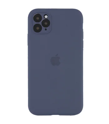 Чехол Silicone Case Full Camera Protective (AA) для Apple iPhone 12 Pro Max (6.7") Серый / Lavender Gray