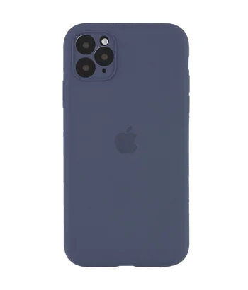Чохол Silicone Case Full Camera Protective (AA) для Apple iPhone 12 Pro Max (6.7 ") Сірий / Lavender Gray