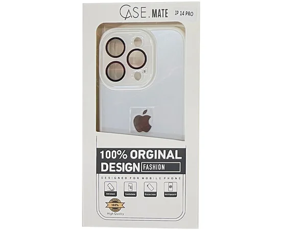 Чехол TPU+Glass Sapphire Midnight для Apple iPhone 12 Pro Max (6.7") Белый / White