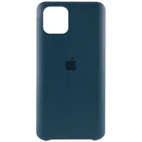 Шкіряний чохол AHIMSA PU Leather Case Logo (A) для Apple iPhone 12 Pro Max (6.7 ") Зелений