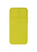 Чехол Camshield Square TPU со шторкой для камеры для Apple iPhone 12 Pro Max (6.7") Желтый