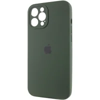 Чехол Silicone Case Full Camera Protective (AA) для Apple iPhone 12 Pro Max (6.7") Зеленый / Cyprus Green / PVH