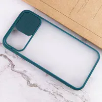 Чехол Camshield mate TPU со шторкой для камеры для Apple iPhone 12 Pro Max (6.7") Зеленый