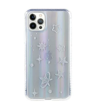 TPU+Glass чехол Aurora Space для Apple iPhone 12 Pro Max (6.7") Звезды