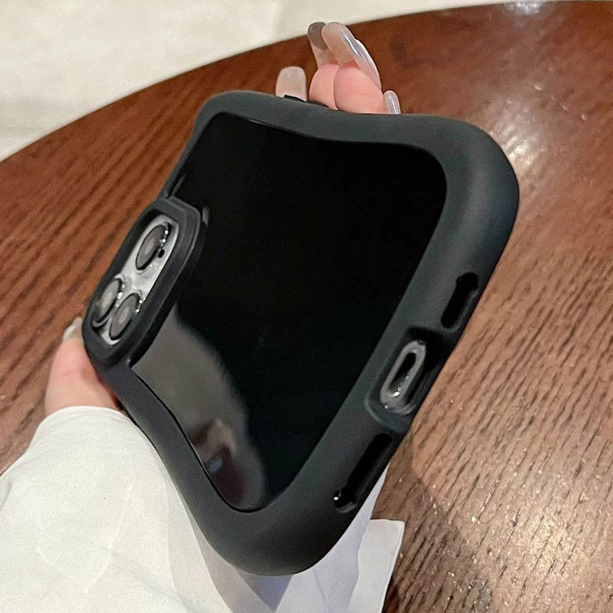 Чохол TPU GETMAN Cat with straps для Apple iPhone 12 Pro Max (6.7") Black