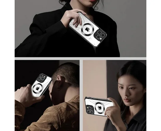 Чехол TPU+PC "Armor Hard Cover" Case with MagSafe для iPhone 11 Pro Max Черный