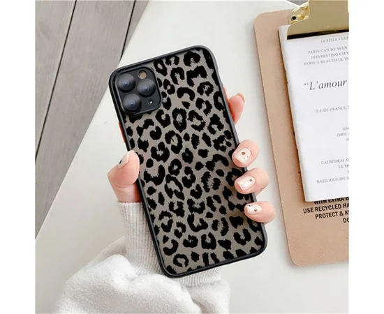 Чехол TPU+PC "Leopard" для iPhone 13 Pro Max Черный