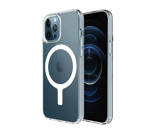 Чехол " Shockproof Cover" Clear Case with MagSafe для iPhone 14 Pro (Прозрачный)