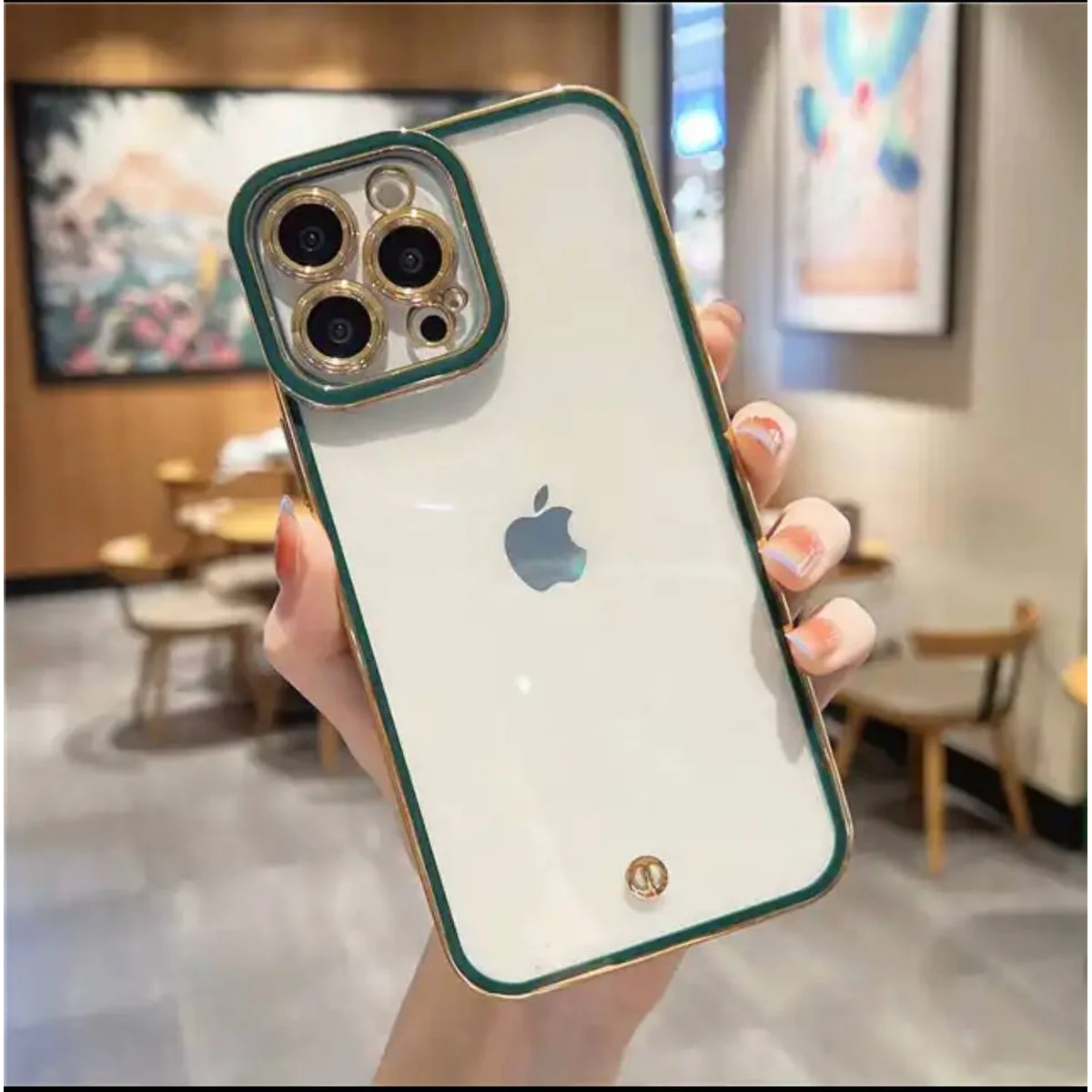 Силіконовий чохол "Luxury" для Apple iPhone 12 Pro Max Зелений