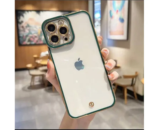 Силиконовый чехол "Luxury " для Apple iPhone 12 Pro Зеленый