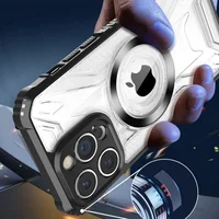 Чохол TPU+PC "Armor Hard Cover" Case with MagSafe для iPhone 13 Pro Чорний