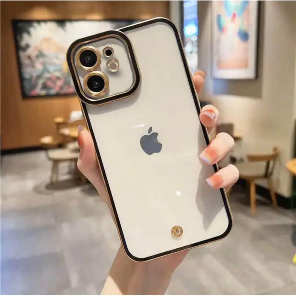 Силиконовый чехол "Luxury" для Apple iPhone 11 Черный