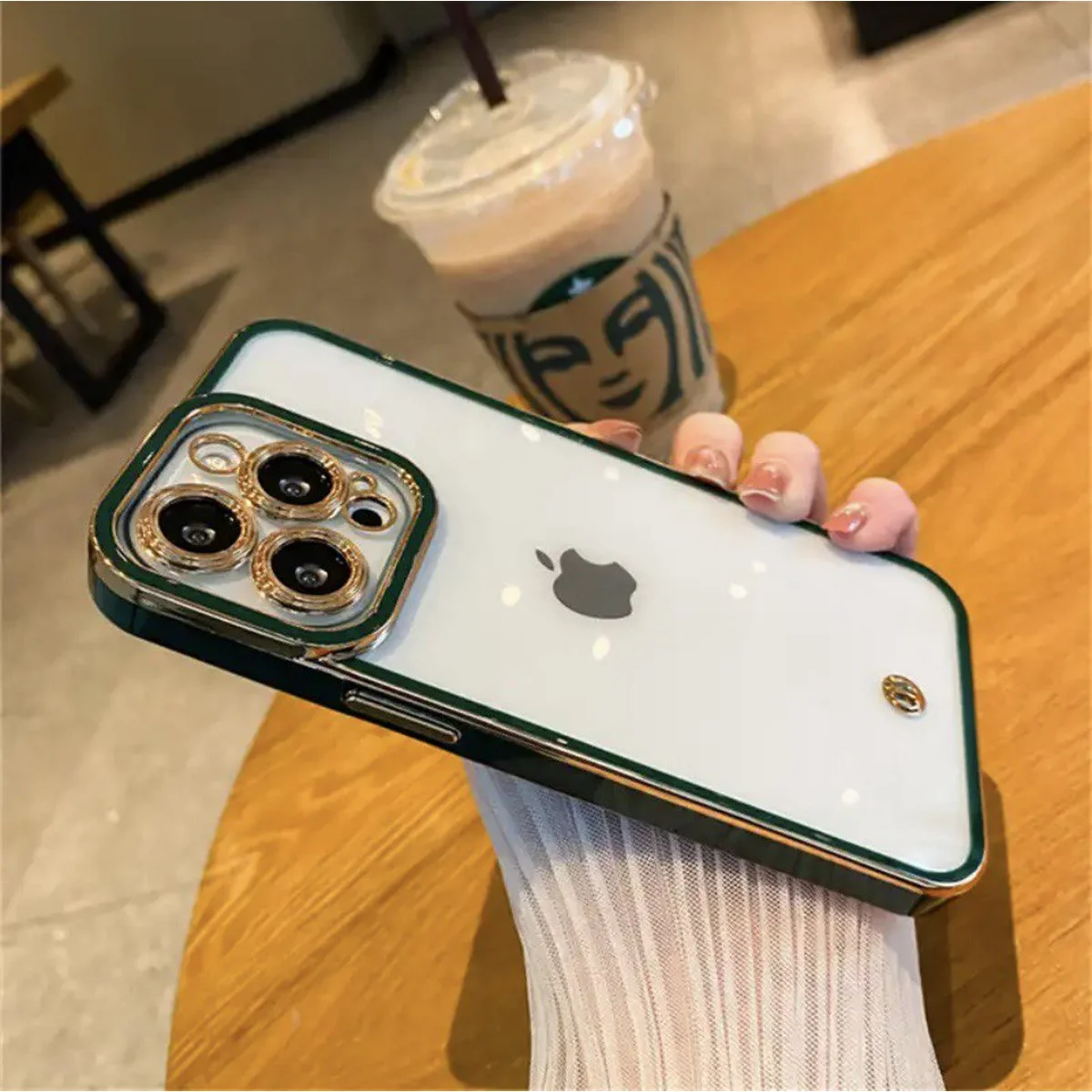 Силіконовий чохол "Luxury" для Apple iPhone 14 Pro Max Зелений