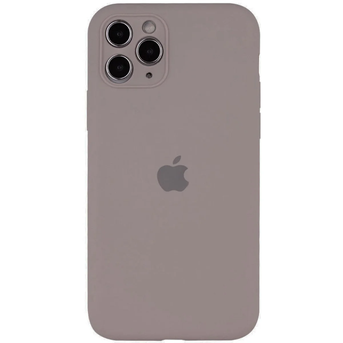 Чехол Silicone Case Full Camera Protective (AA) для Apple iPhone 12 Pro (6.1") Серый / Lavender