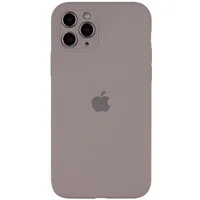 Чехол Silicone Case Full Camera Protective (AA) для Apple iPhone 12 Pro (6.1") Серый / Lavender
