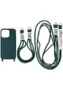 Чехол TPU two straps California для Apple iPhone 12 Pro / 12 (6.1") Зеленый / Forest green