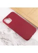 Силиконовый чехол Candy для Apple iPhone 12 Pro / 12 (6.1") Бордовый