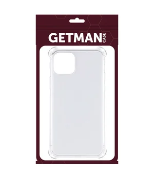TPU чехол GETMAN Ease logo усиленные углы для Apple iPhone 12 Pro / 12 (6.1") Бесцветный (прозрачный) TPU чехол GETMAN Ease logo усиленные углы для Apple iPhone 12 Pro / 12 (6.1") Бесцветный (прозрачный)