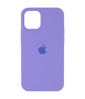 Чехол Silicone Case Full Protective (AA) для Apple iPhone 12 Pro / 12 (6.1") Сиреневый / Dasheen