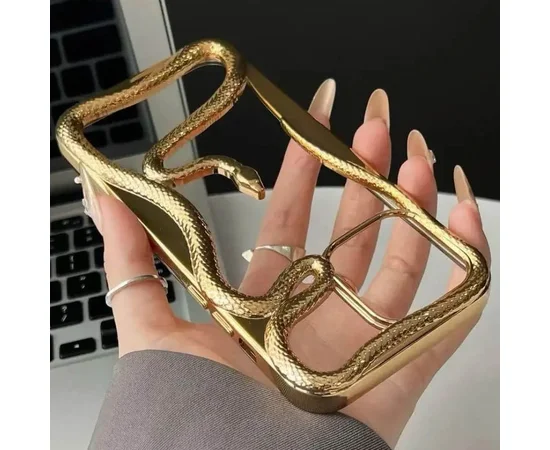 TPU чехол Snake для Apple iPhone 12 Pro / 12 (6.1") Gold