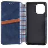 Кожаный чехол-книжка GETMAN Cubic (PU) для Apple iPhone 12 Pro / 12 (6.1") Синий