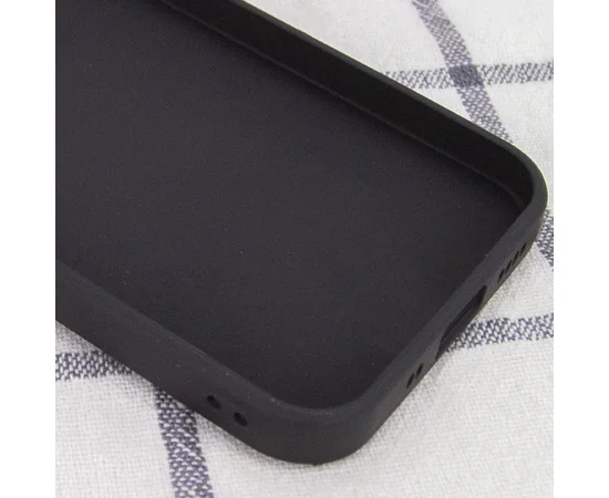 TPU+Glass чехол GLOSSY Logo Full camera для Apple iPhone 12 Pro (6.1") Черный