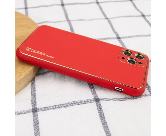 Шкіряний чохол Xshield для Apple iPhone 12 Pro (6.1 ") Червоний / Red