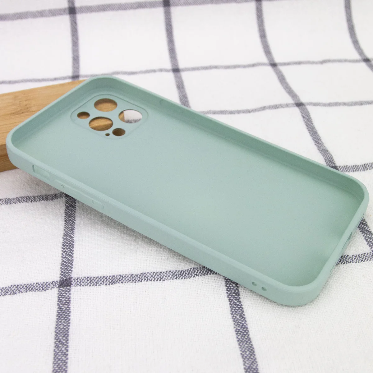 TPU + Glass чохол GLOSSY Logo Full camera для Apple iPhone 12 Pro (6.1 ") М'ятний