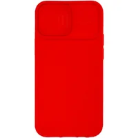 Чохол Camshield Square TPU зі шторкою для камери для Apple iPhone 12 Pro / 12 (6.1 ") Червоний