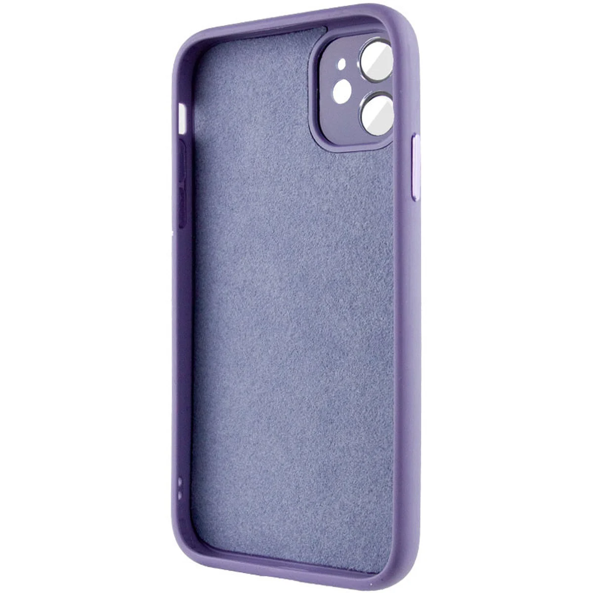 Чохол TPU+Glass Sapphire Midnight для Apple iPhone 12 (6.1") Бузковий / Dasheen