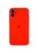 Чехол Silicone Case Full Camera Protective (AA) для Apple iPhone 12 (6.1") Красный / Red