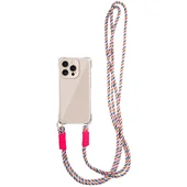 Чехол TPU CrossBody with straps для Apple iPhone 12 Pro (6.1") Antique White