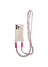 Чехол TPU CrossBody with straps для Apple iPhone 12 Pro (6.1") Antique White