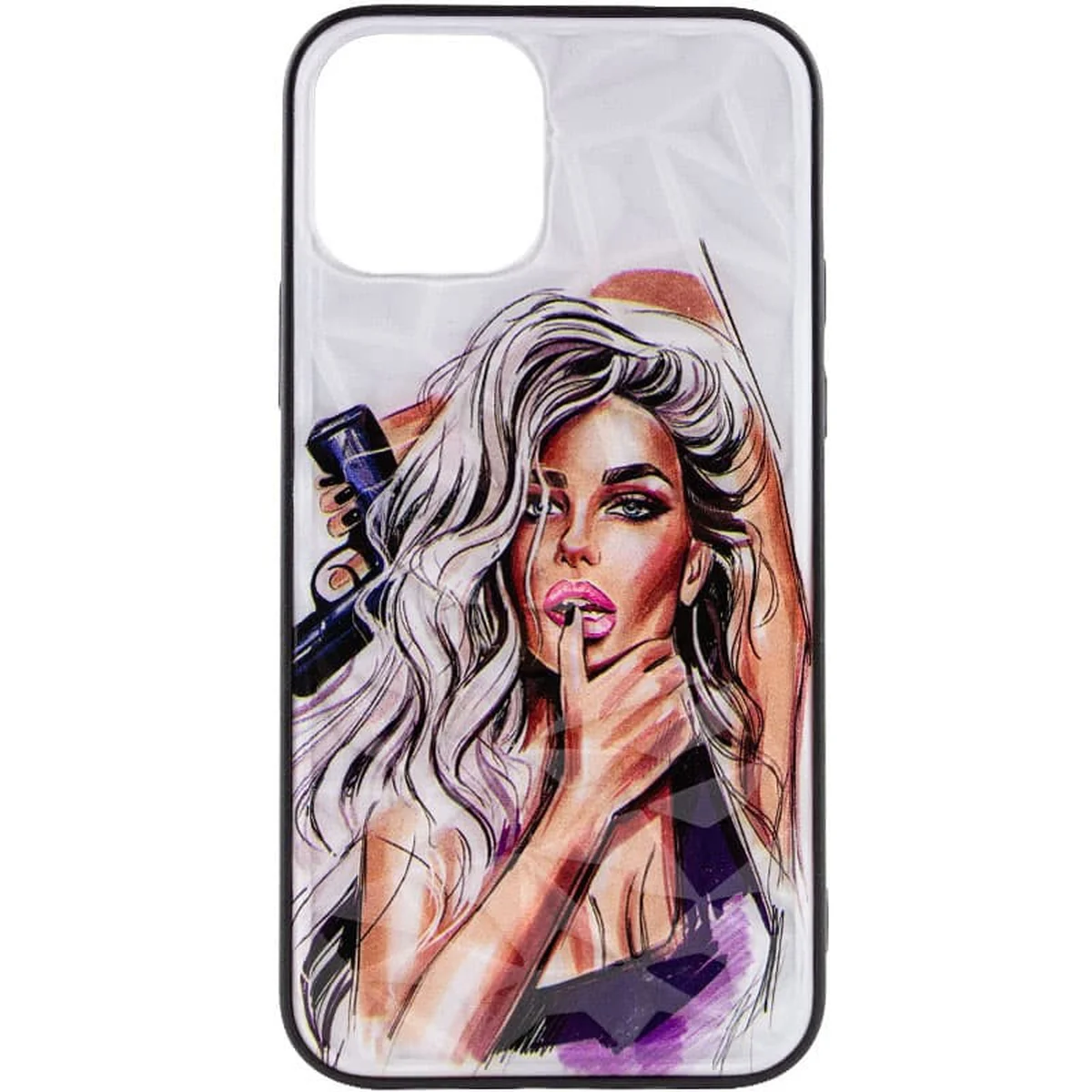 TPU+PC чохол Prisma Ladies для Apple iPhone 12 Pro / 12 (6.1") Purple