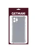 TPU чехол GETMAN Ease logo усиленные углы для Apple iPhone 12 Pro (6.1") Серый (прозрачный)