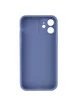 Силиконовый чехол Candy Full Camera для Apple iPhone 12 (6.1") Голубой / Mist blue