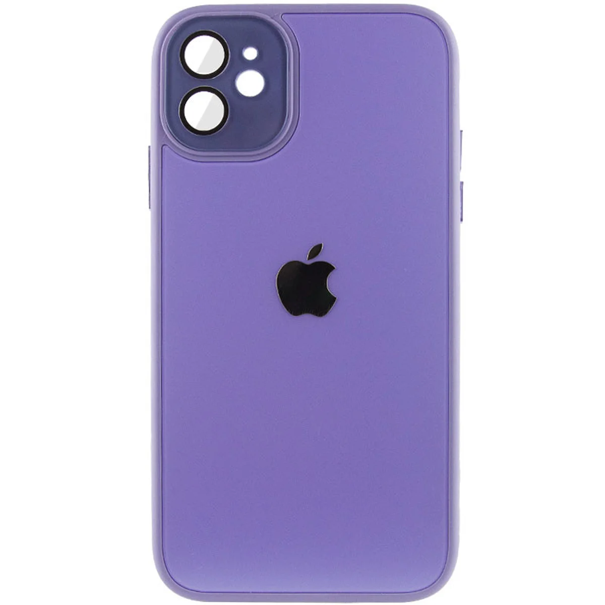 Чохол TPU+Glass Sapphire Midnight для Apple iPhone 12 (6.1") Бузковий / Dasheen