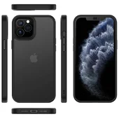 TPU+PC чехол Metal Buttons для Apple iPhone 12 Pro / 12 (6.1") Черный