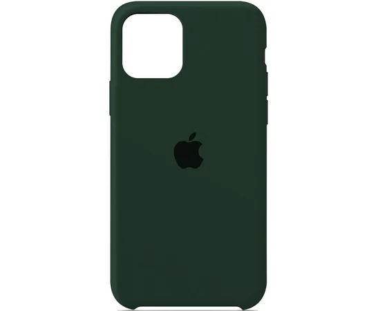 Чехол Silicone Case (AA) для Apple iPhone 12 Pro / 12 (6.1") Зеленый / Forest green