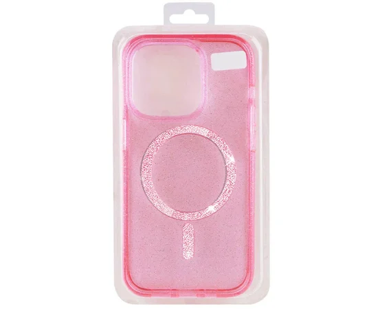 Чохол TPU Eclipse Sparkle (MagFit) для Apple iPhone 12 Pro / 12 (6.1") Pink