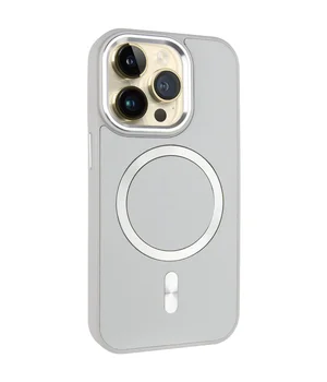 Шкіряний чохол SnapCase with MagSafe для Apple iPhone 12 Pro / 12 (6.1") Grey