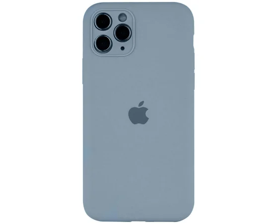 Чохол Silicone Case Full Camera Protective (AA) для Apple iPhone 12 Pro (6.1") Синій / Sweet Blue