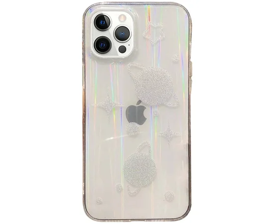 TPU+Glass чехол Aurora Space для Apple iPhone 12 Pro / 12 (6.1") Планеты