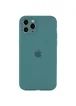 Чохол Silicone Case Full Camera Protective (AA) для Apple iPhone 12 Pro (6.1 ") Зелений / Pine green