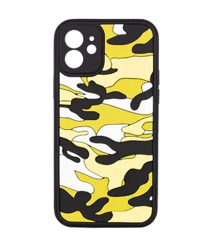 Чехол TPU+PC Army Collection для Apple iPhone 12 (6.1") Желтый