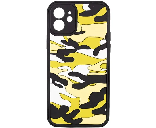 Чохол TPU+PC Army Collection для Apple iPhone 12 (6.1") Жовтий