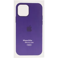 Чехол Silicone case (AAA) full with Magsafe and Animation для Apple iPhone 12 Pro / 12 (6.1") Фиолетовый / Amethyst