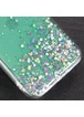 TPU чехол Star Glitter для Apple iPhone 12 Pro / 12 (6.1") Прозрачный / Мятный