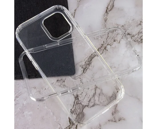 Чехол TPU+PC Full Body с защитой 360 для Apple iPhone 12 Pro / 12 (6.1") Прозрачный